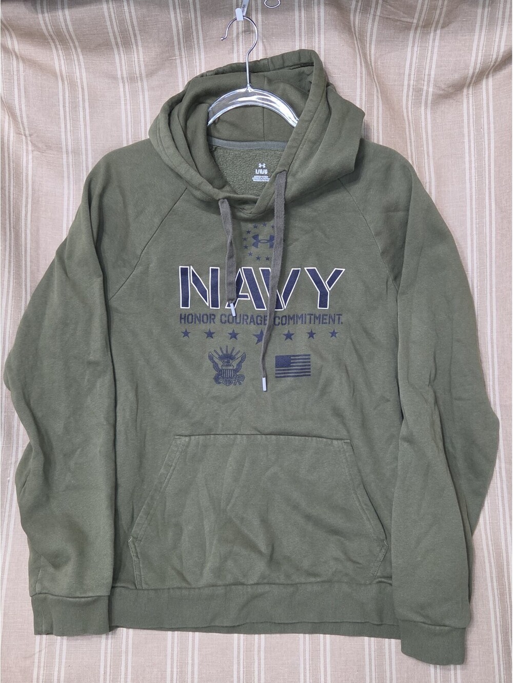 Under Armour Men's USN All Day Fleece Hoodie L